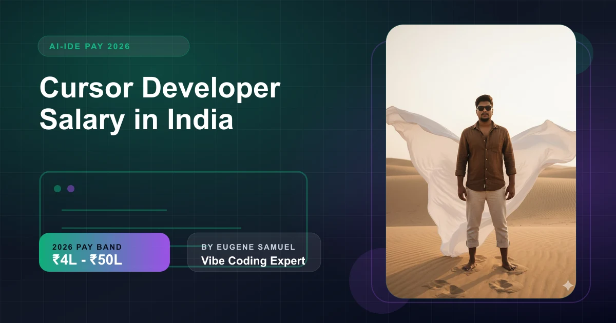 Cursor Developer Salary in India 2026: AI Coding Tool Pay Bands