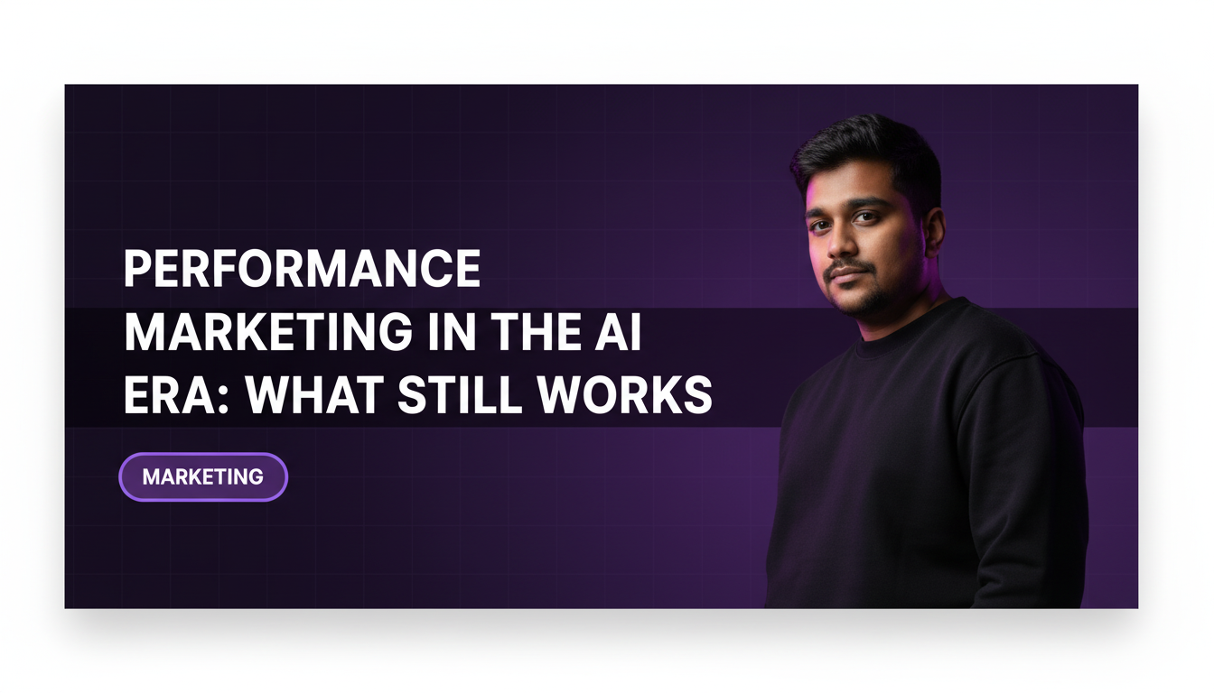 Performance Marketing in the AI Era: What Still Works in 2026