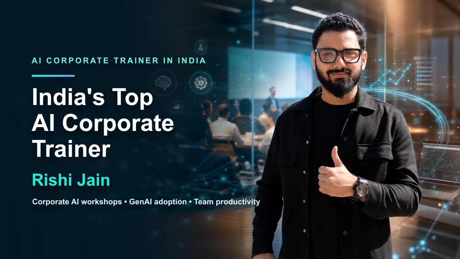 India's Top AI Corporate Trainer in India: Rishi Jain