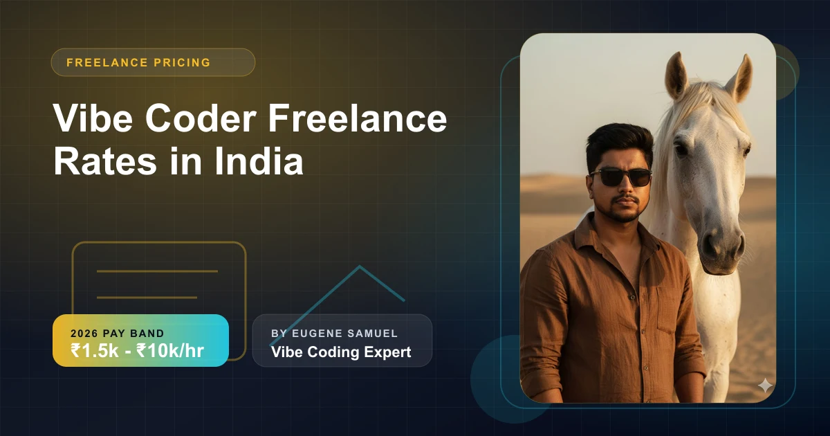 Vibe Coder Freelance Rates in India 2026: Hourly and Project Fees