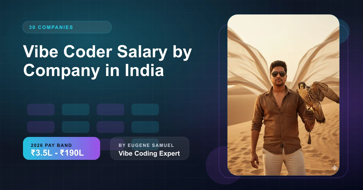 Vibe Coder Salary by Company in India 2026