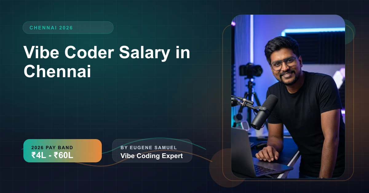 Vibe Coder Salary in Chennai 2026: ₹4L-₹45L Honest Bands