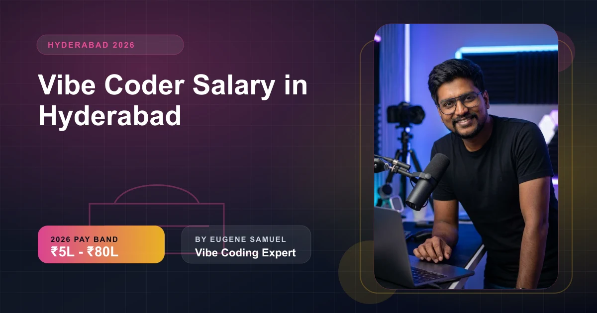 Vibe Coder Salary in Hyderabad 2026: ₹5L-₹55L Verified