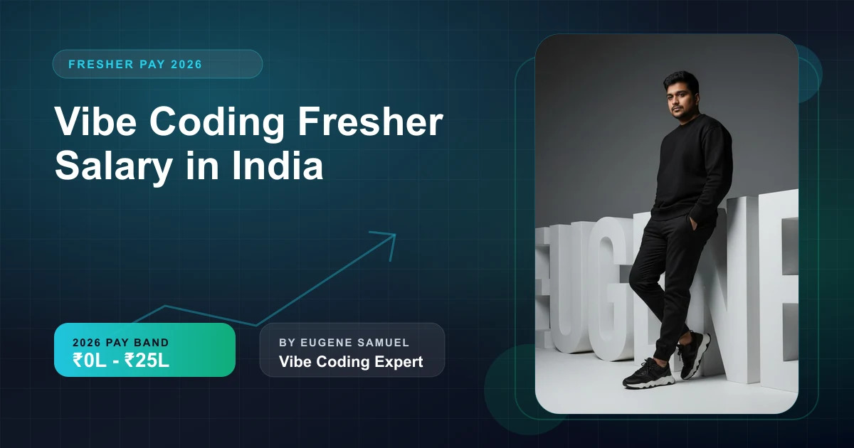 Vibe Coding Fresher Salary in India 2026: ₹3L-₹12L Guide